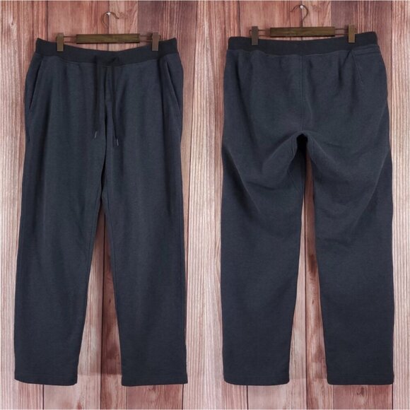Lululemon Mens XXL Hustle Sweatpants Thick Heavy Fleece Lined Drawstring Gray - Picture 1 of 14